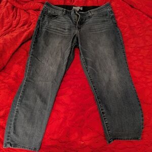 Wit & Wisdom Dark Wash Sophie Mid-rise Skinny Jeans Size 18P